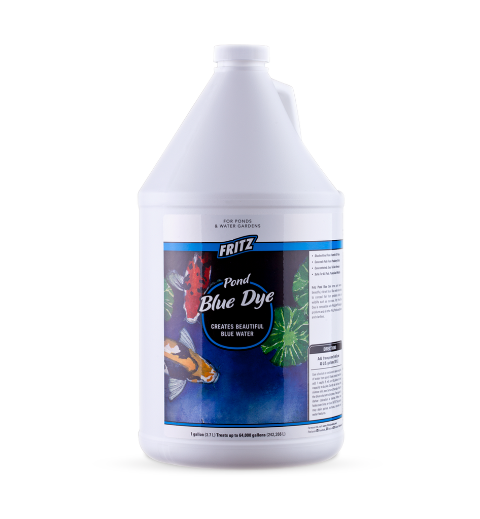 Fritz Pond Blue Dye
