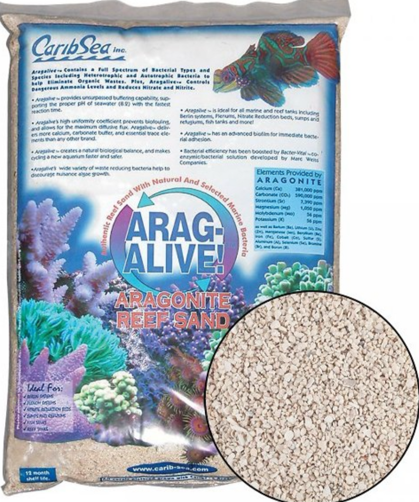 CaribSea Arag-Alive! Special Grade Reef Sand