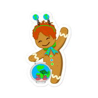 Gingerbread Corals Earth Day Sticker